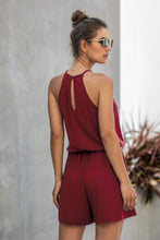 Load image into Gallery viewer, Crochet Pocket Romper