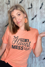 Load image into Gallery viewer, "I'm a Haunt Mess" T-Shirt