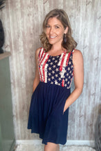 Load image into Gallery viewer, Hooray for the USA Pocket Dress