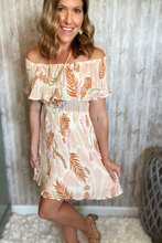 Load image into Gallery viewer, Pleated Palm Dress