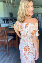 Load image into Gallery viewer, Pleated Palm Dress