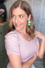 Load image into Gallery viewer, Ruched Ribbed Knit Top