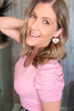 Load image into Gallery viewer, Ruched Ribbed Knit Top