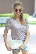 Load image into Gallery viewer, Ruched Ribbed Knit Top