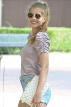 Load image into Gallery viewer, Ruched Ribbed Knit Top