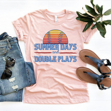 Load image into Gallery viewer, "Summer Days and Double Plays" Tee