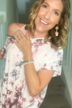 Load image into Gallery viewer, Tie Dye Wide Neck Top