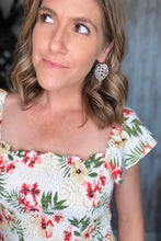 Load image into Gallery viewer, Tropical Smocked Top