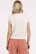 Load image into Gallery viewer, Love Cap Sleeve Knit Sweater
