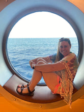 Load image into Gallery viewer, Tie-Dye Tassel Beach Cover-Up
