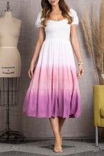 Load image into Gallery viewer, Berry Ombre Tiered Dress
