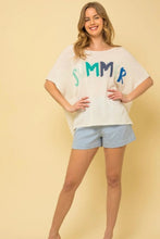 Load image into Gallery viewer, Summer Boxy Sweater Top
