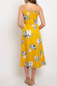 Sunshine Floral Midi Dress