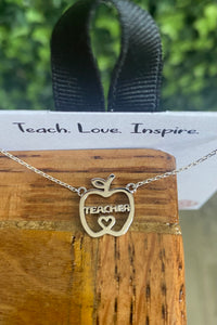 Teach Love Inspire necklace