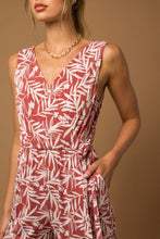 Load image into Gallery viewer, Tropical Cropped Jumpsuit
