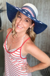 America the Beautiful Beach Hat