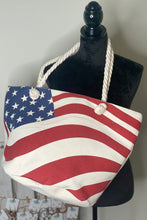 Load image into Gallery viewer, American Flag Tote Bag
