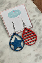 Load image into Gallery viewer, America the Beautiful Earrings
