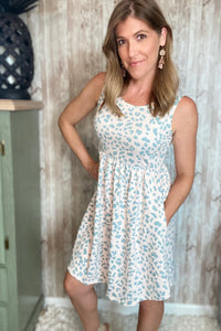 Animal Printed Tank Dress