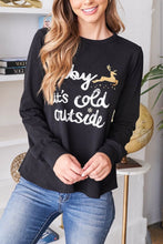 Load image into Gallery viewer, Baby It&#39;s Cold Outside Long Sleeve Top
