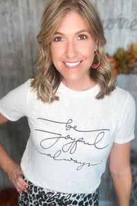 "Be Joyful Always" Top