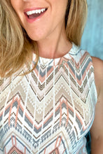 Load image into Gallery viewer, Chevron Print Tank Top
