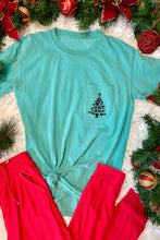 Load image into Gallery viewer, Christmas Tree Pocket Tee
