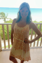 Load image into Gallery viewer, Coral Paisley Print Beach Dress

