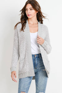 Cozy Pocket Popcorn Cardigan