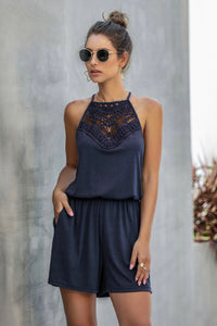Crochet Pocket Romper