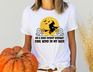 "Dark Desert Highway" Witch T-Shirt
