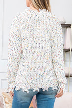 Load image into Gallery viewer, Distressed Confetti Sweater
