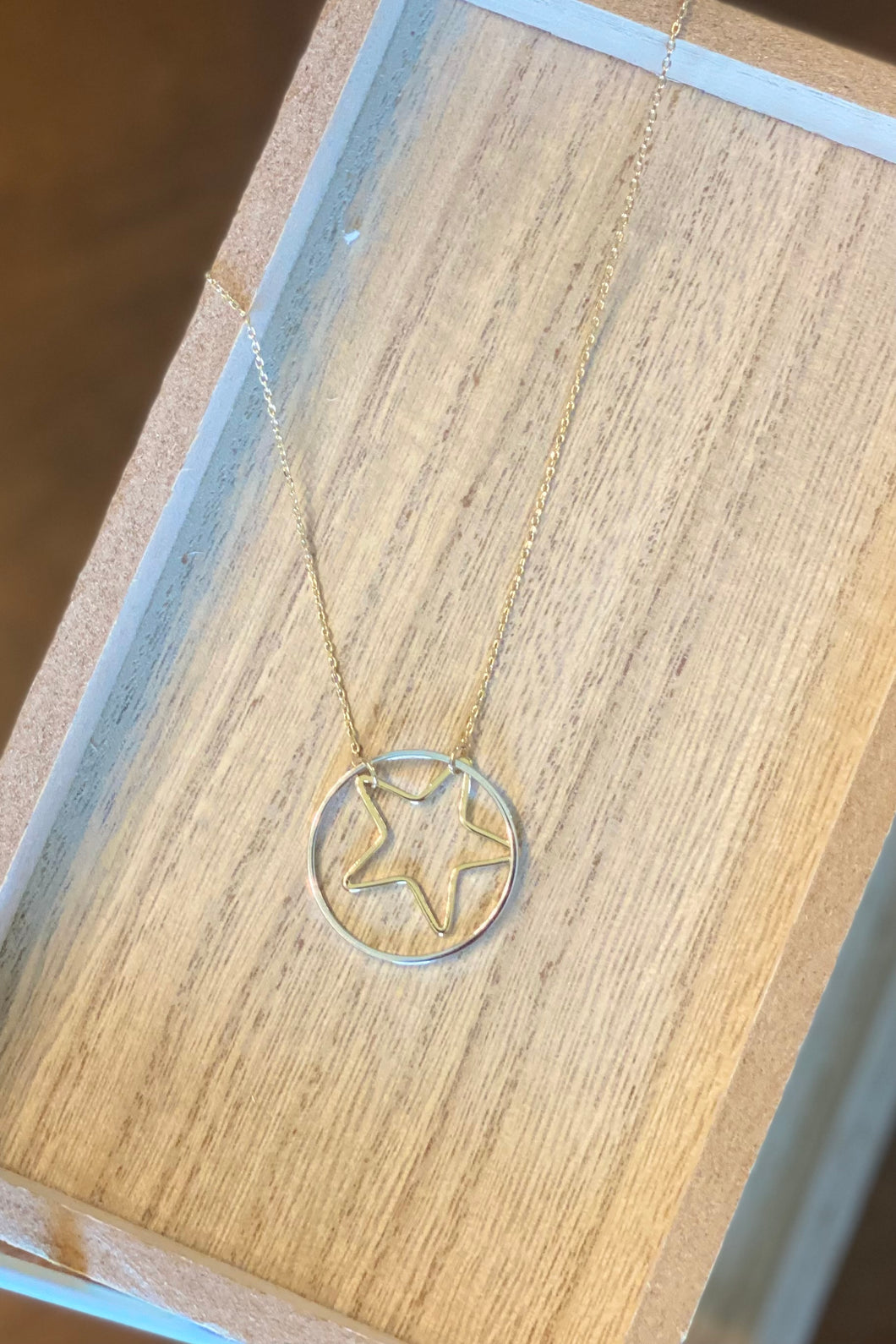 Encircled Star Necklace
