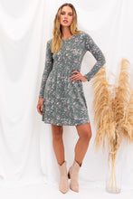 Load image into Gallery viewer, Floral Long Sleeve Dress
