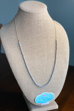 Load image into Gallery viewer, Gray &amp; Gold Beaded Necklace
