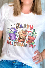 Load image into Gallery viewer, Happy HallowThanksMas Tee
