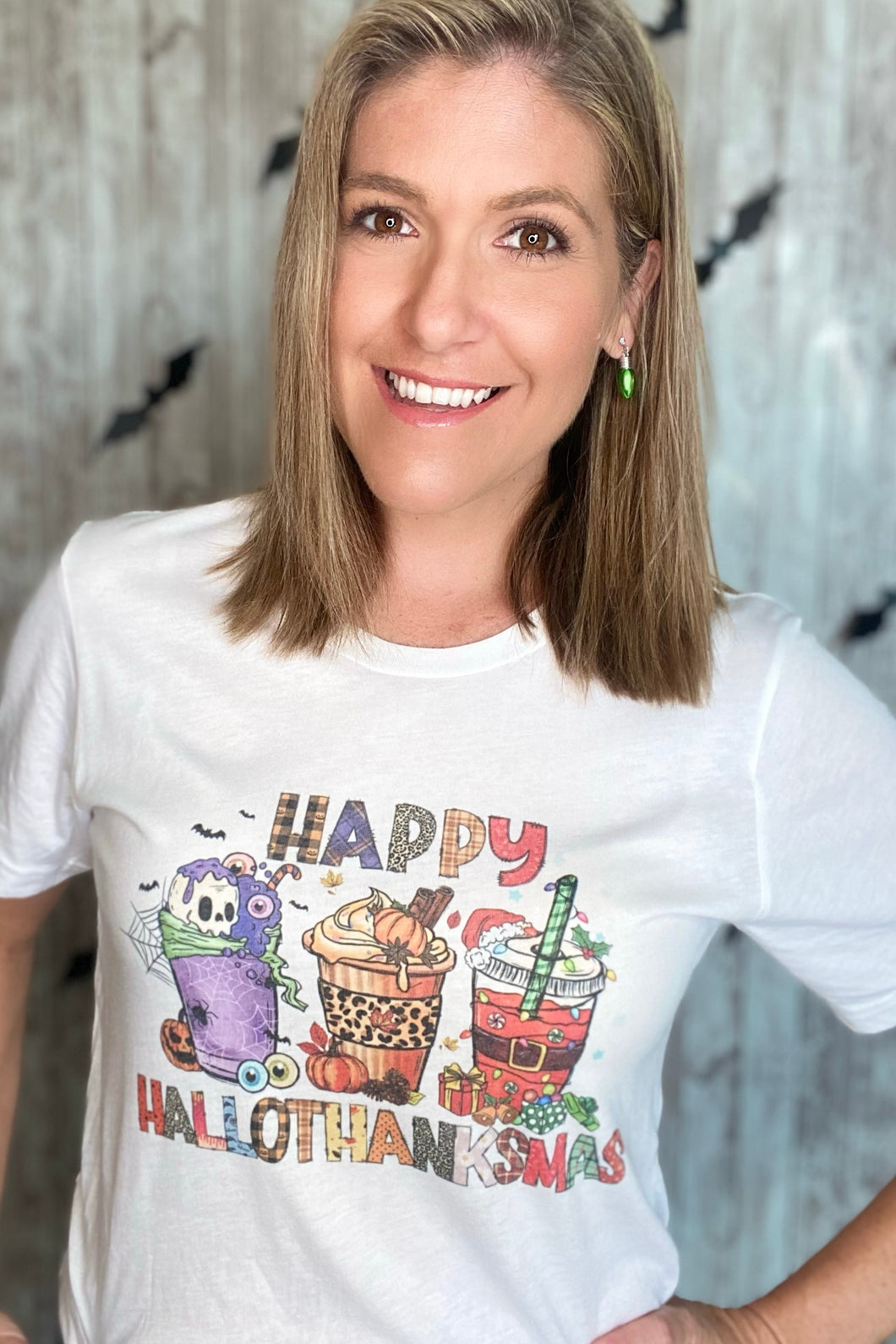 Happy HallowThanksMas Tee