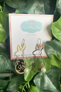 Happy Easter Pearl Earrings