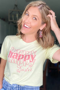 Printed Peep Earrings