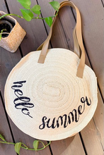 Load image into Gallery viewer, Hello Summer Straw Bag
