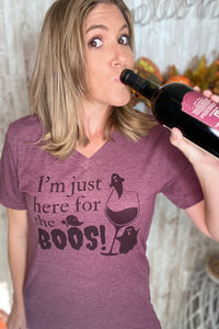 "I'm Just Here For The Boos!" Tee