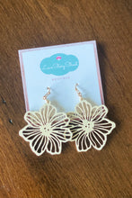 Load image into Gallery viewer, Ivory Wood Blossom Earrings
