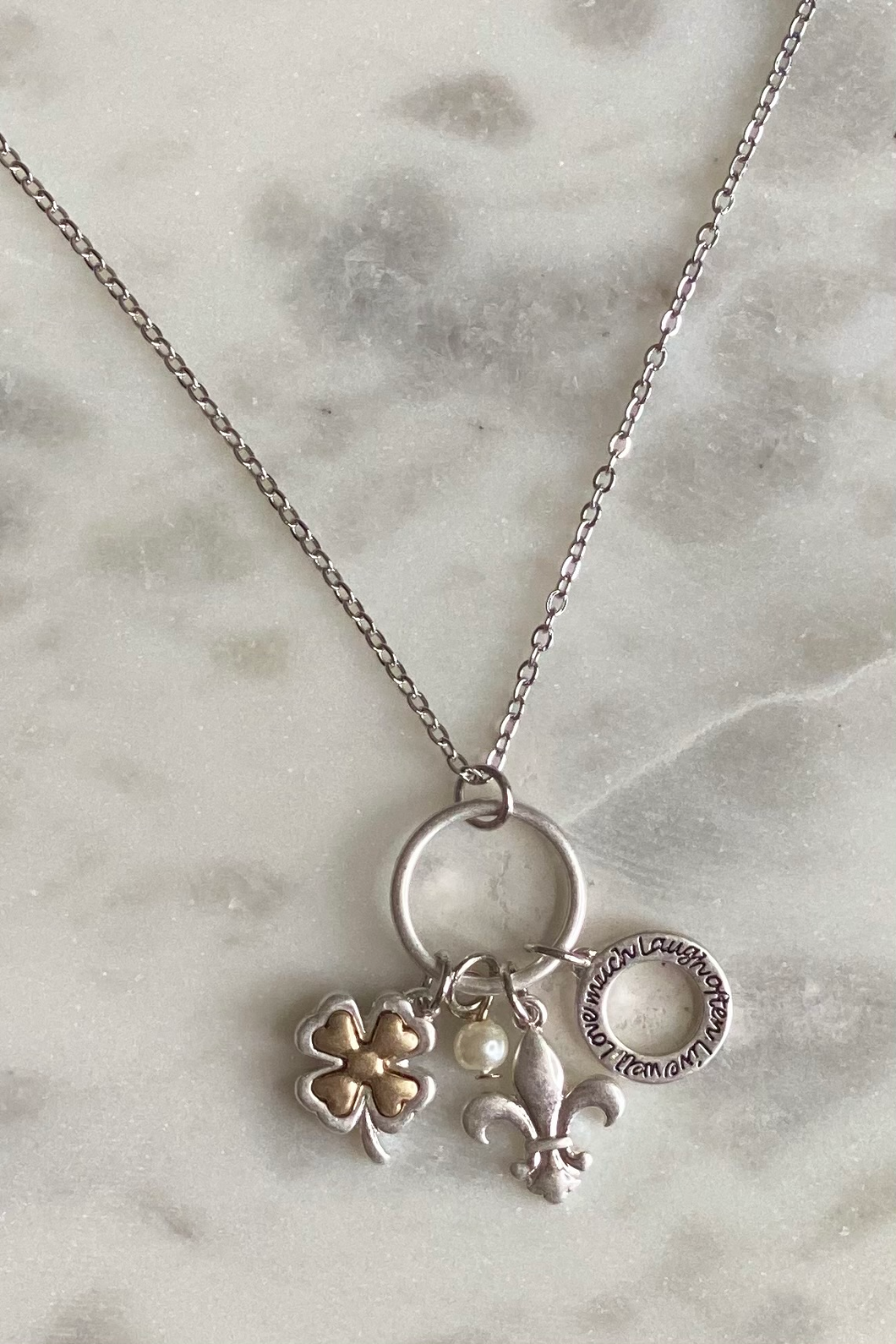 Life, Love, and Lucky Charm necklace