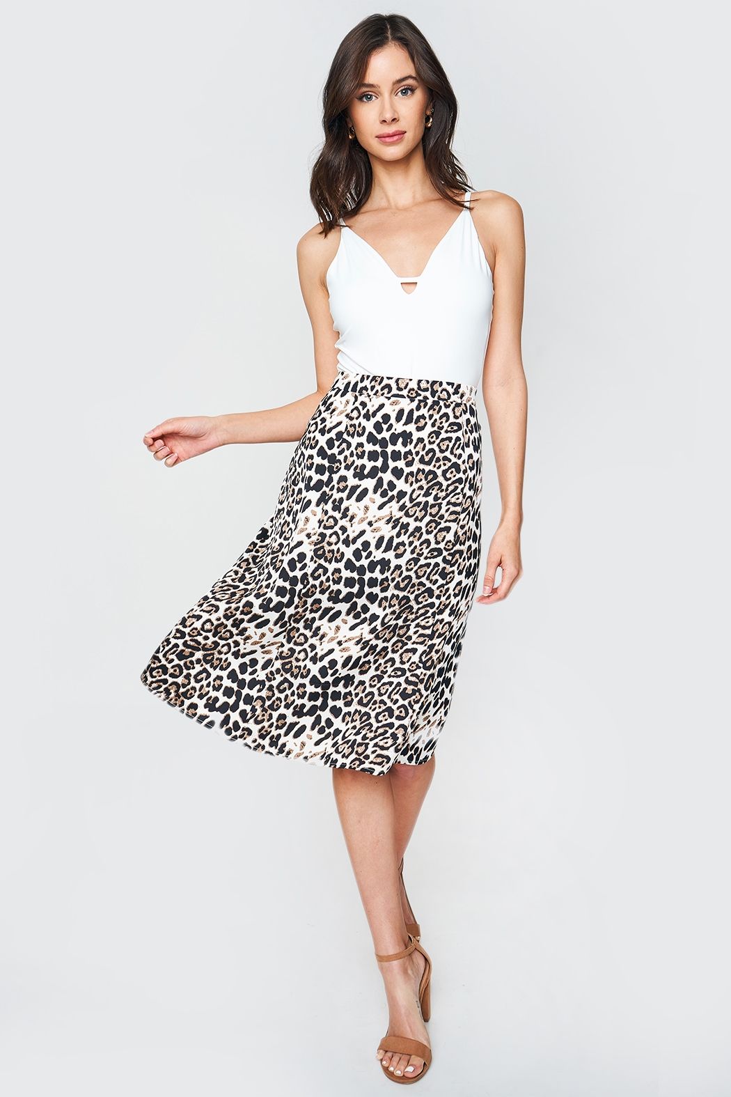 Luxe Leopard Skirt