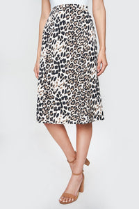 Luxe Leopard Skirt