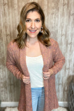 Load image into Gallery viewer, Mauve Sweater Weather Cardigan
