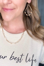 Load image into Gallery viewer, Gold Paperclip Chain Necklace
