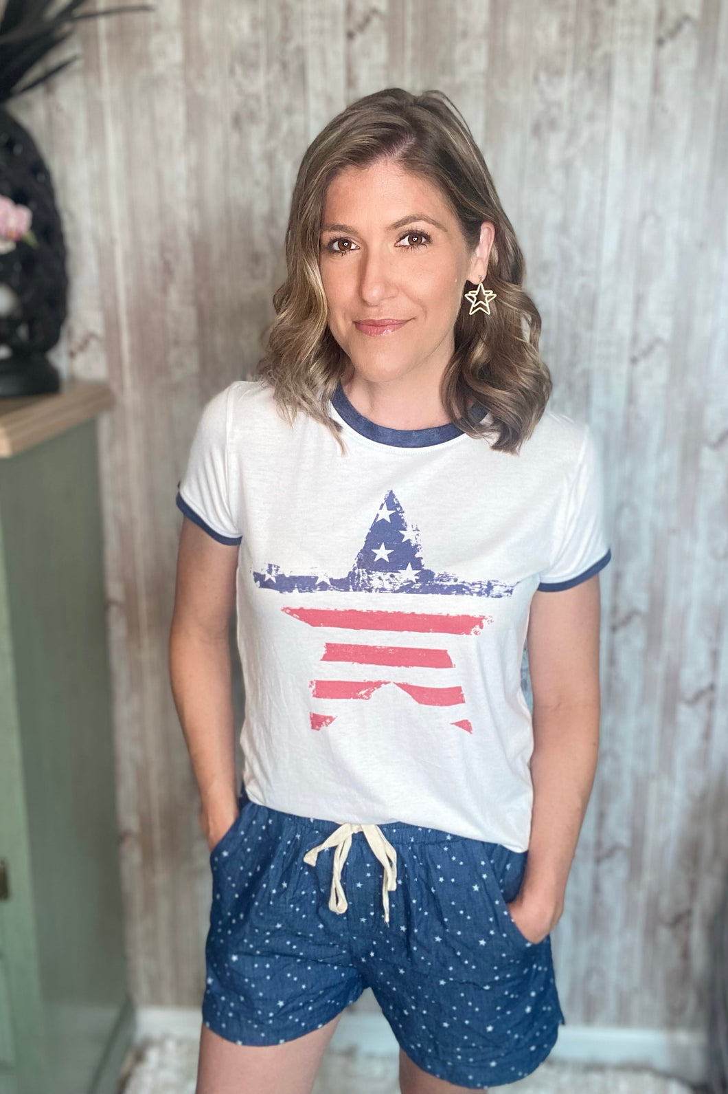 Patriotic Star Top