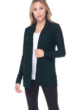 Load image into Gallery viewer, Ribbed Knit Pocket Cardigan
