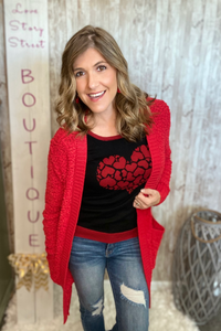 Fuzzy Popcorn Cardigan